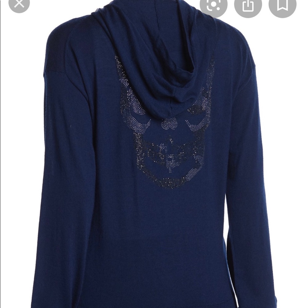 Zadig & Voltaire Sixtine Cashmere Skull Hoodie